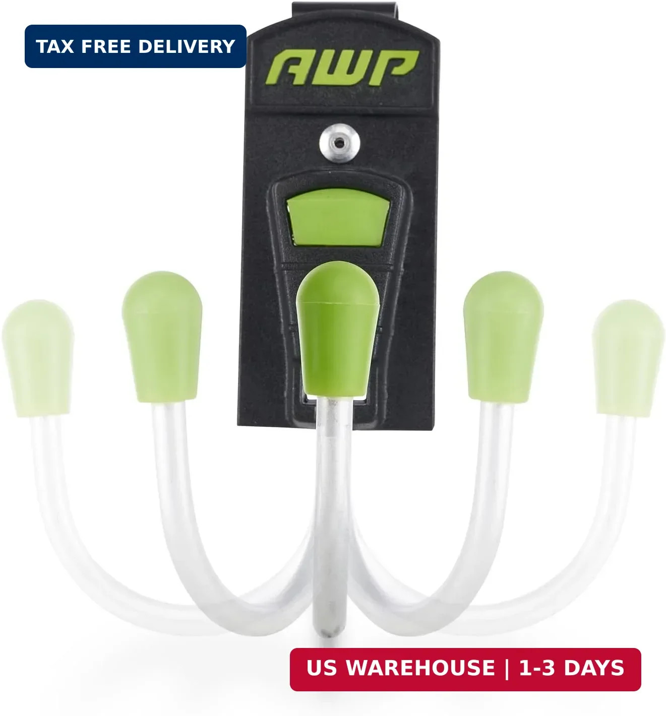 AWP Monster Tool Hook, Heavy-Duty Metal Clip-On Swiveling Belt Hook for Work Bel