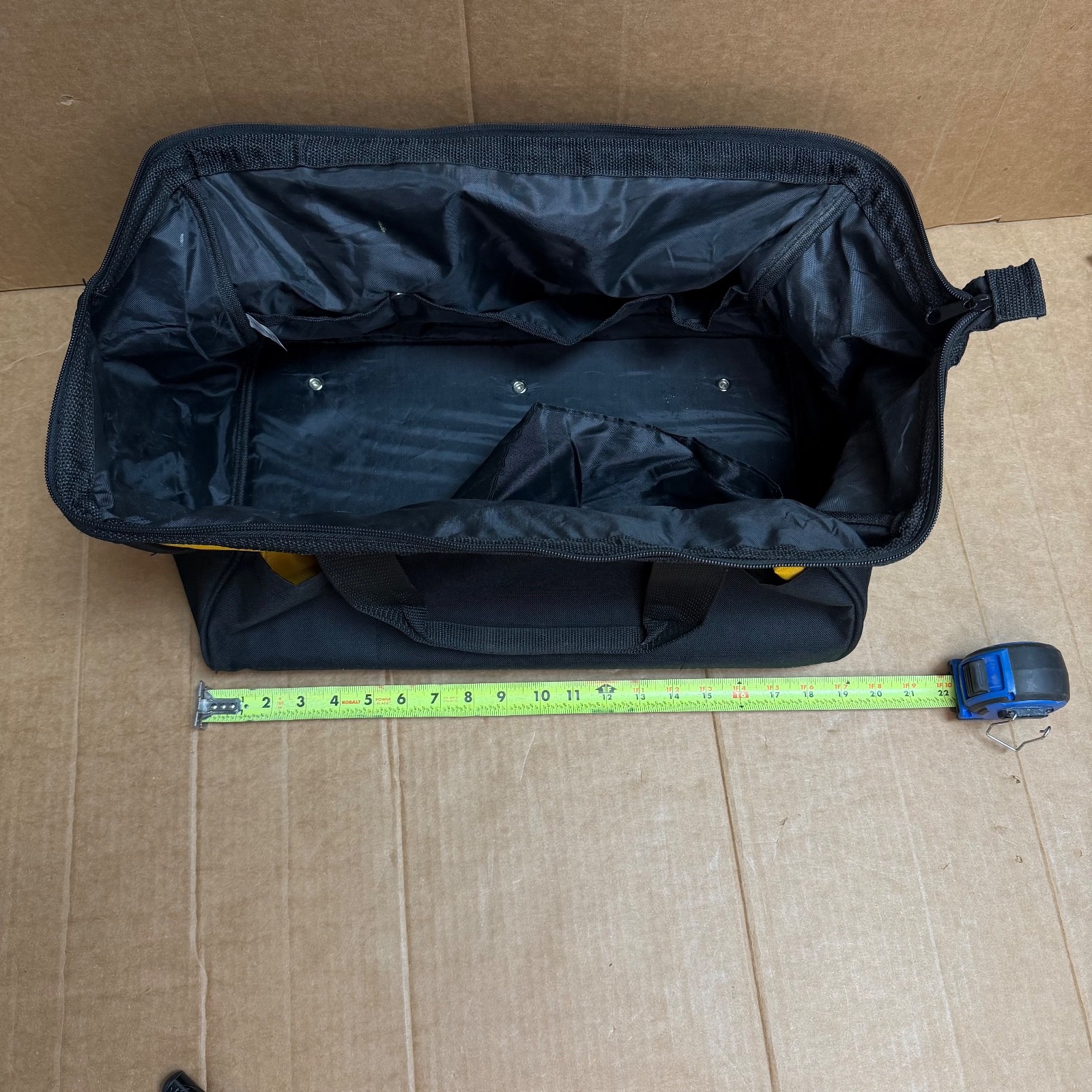 DeWalt 624807-01 Tool Bag w/ Hand Tools, Manuals, Hammer, Starrett Protractor