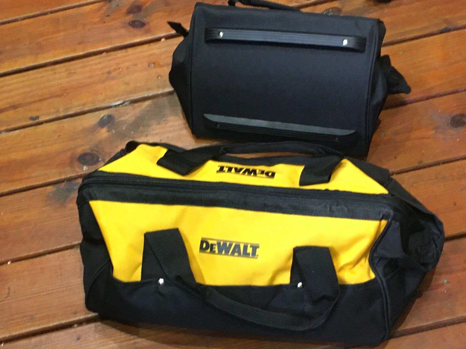 DeWALT 2X Tool Bags Organizers Large 19″ Medium 12″ w/Skids