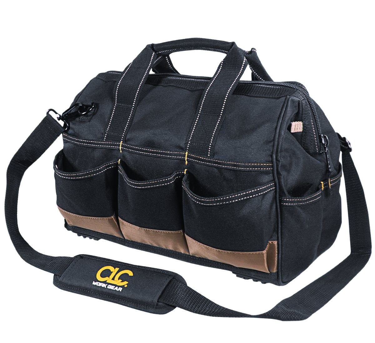 CLC Custom Leathercraft 1534 16 in. Tote Bag with Plastic Tray, 23 Pocket