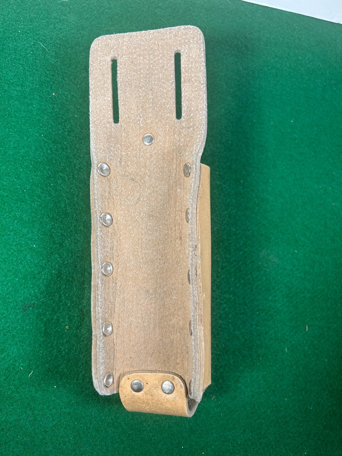 Vintah KLEIN TOOLS 5138 Leather Tool Belt Sheath Knife Pocket