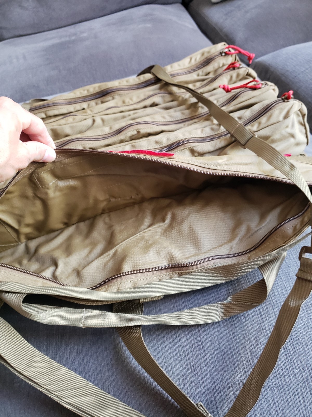 Atlas 46 Yorktrown Large Tool Roll 4 Pouch – Coyote Tan 23″ x 19″ – BRAND NEW!