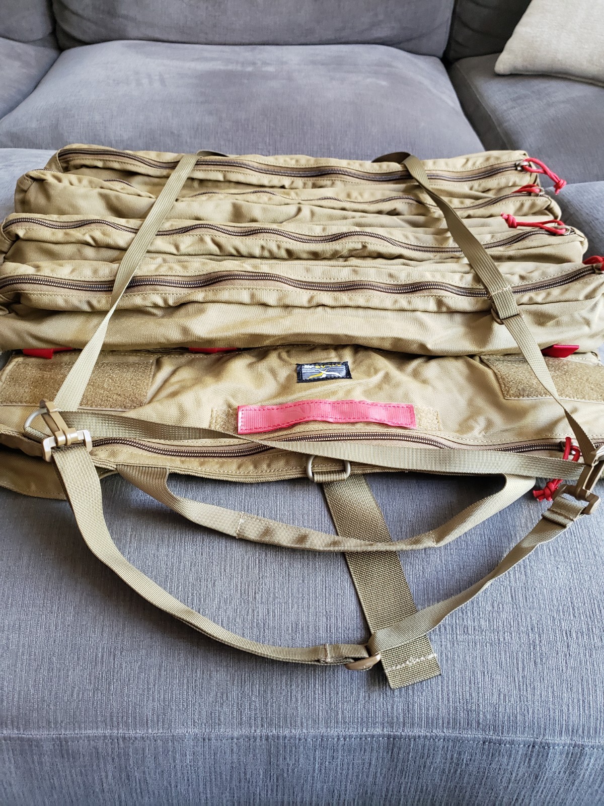 Atlas 46 Yorktrown Large Tool Roll 4 Pouch – Coyote Tan 23″ x 19″ – BRAND NEW!