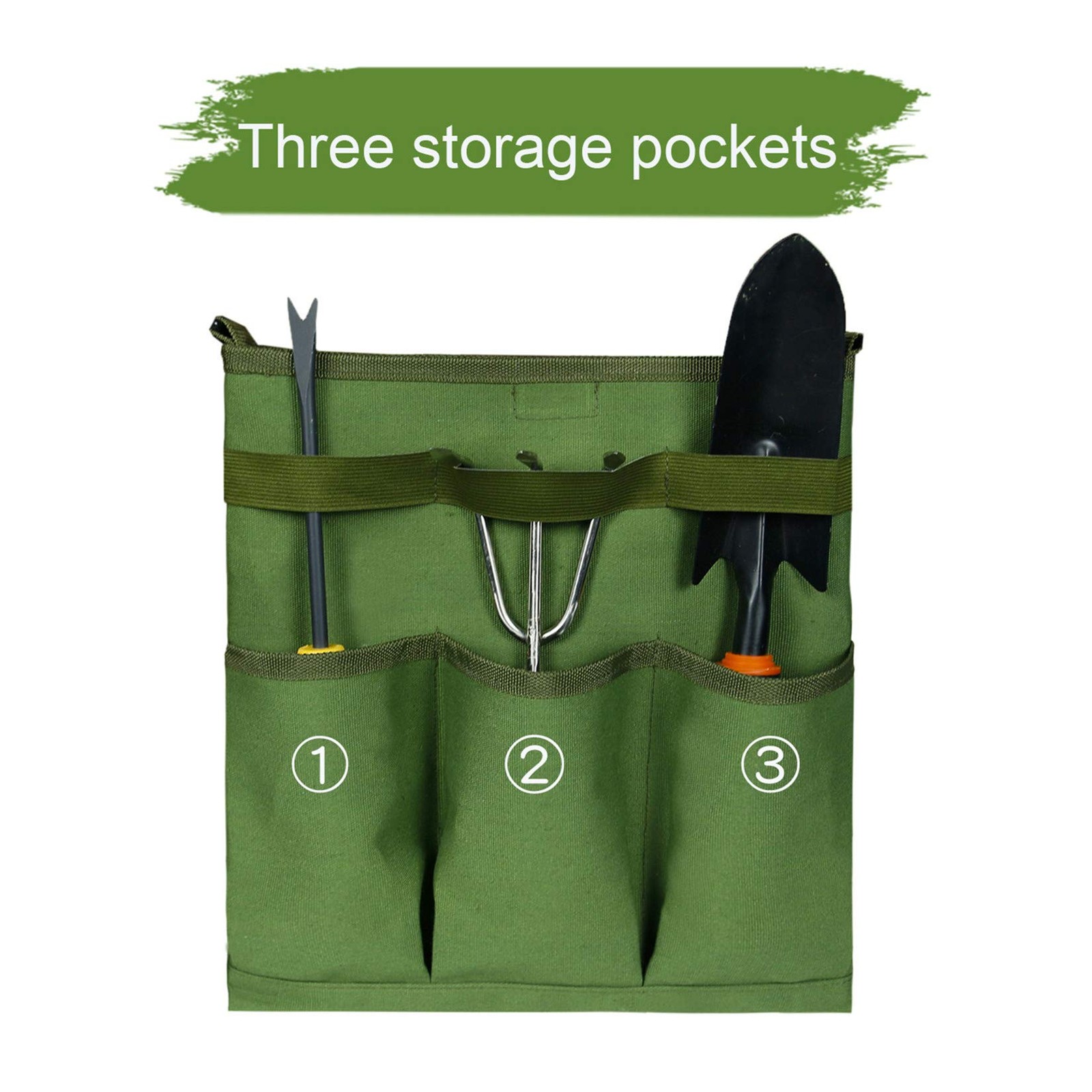 Garden Pruning Tool Bag – Canvas Shoulder Crossbody Gardening Storage Bag