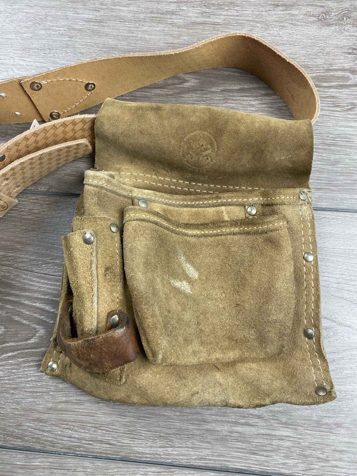 McGuire Leather Workwear Pocket Tool Pouch and Adjustable Buckle Belt