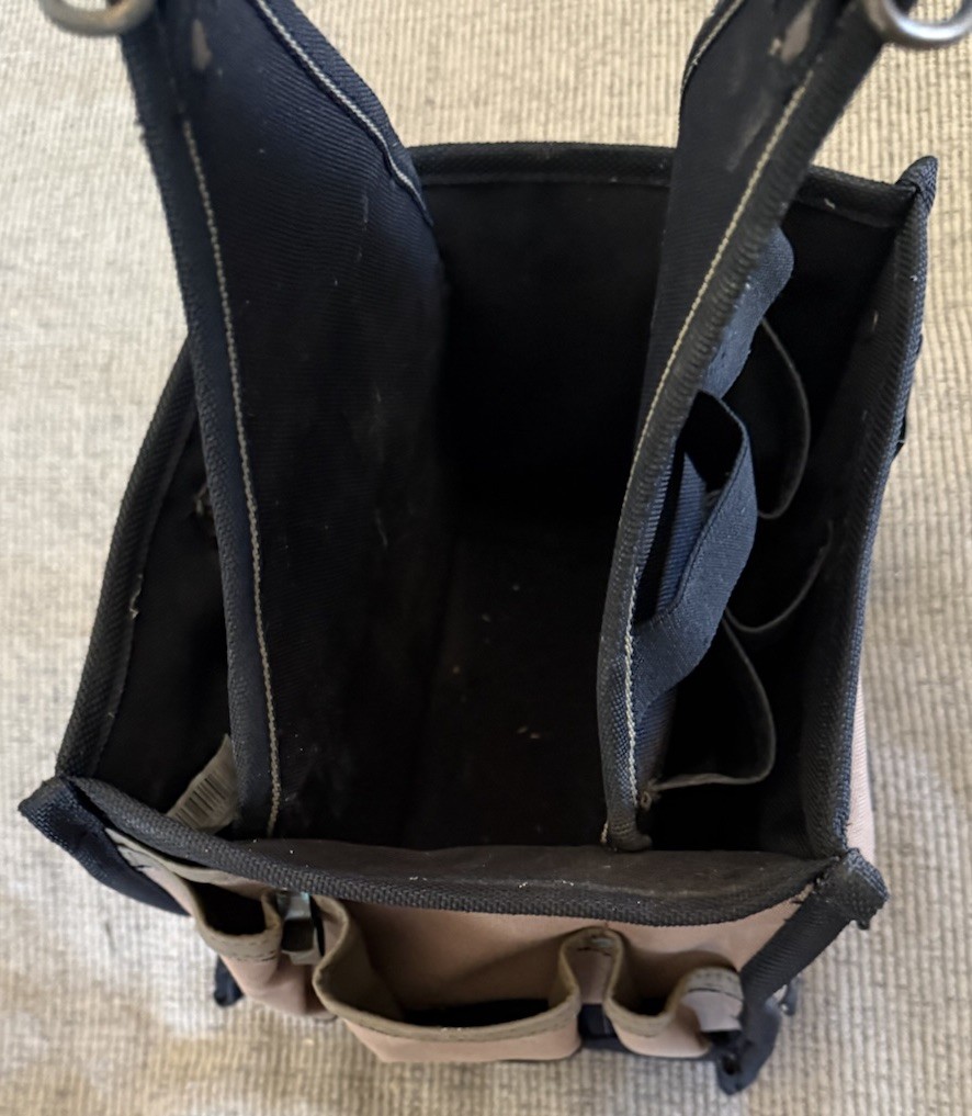 CLC-Custom Leather Craft-Electrical/Maintenance Tool Carrier, Black