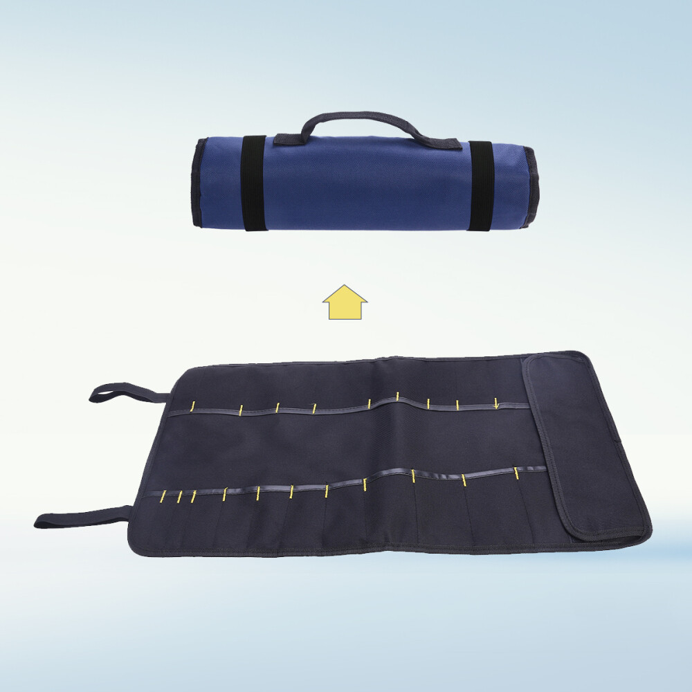 Tool Bags Men Canvas Wrench Pouch Mechanics Kit Pencil Case