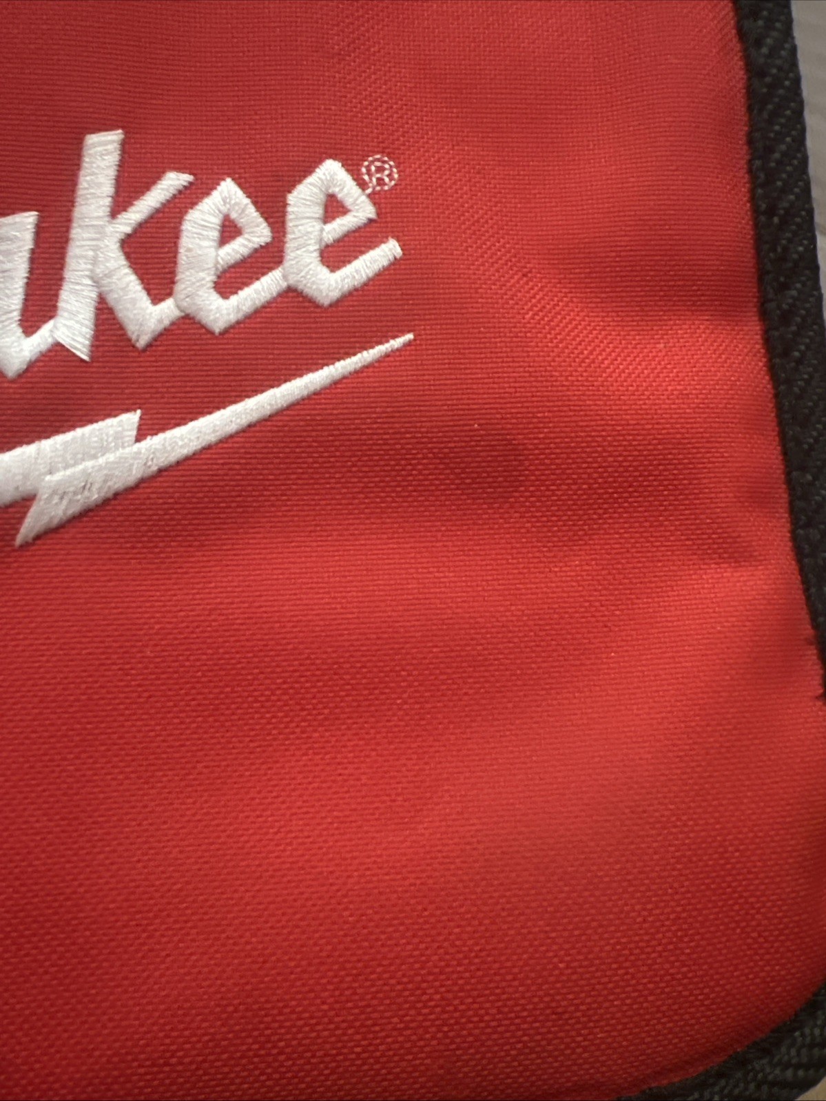 Milwaukee Tool Bag – Tough Industrial High Quality Soft Zip Case Power Pro Red