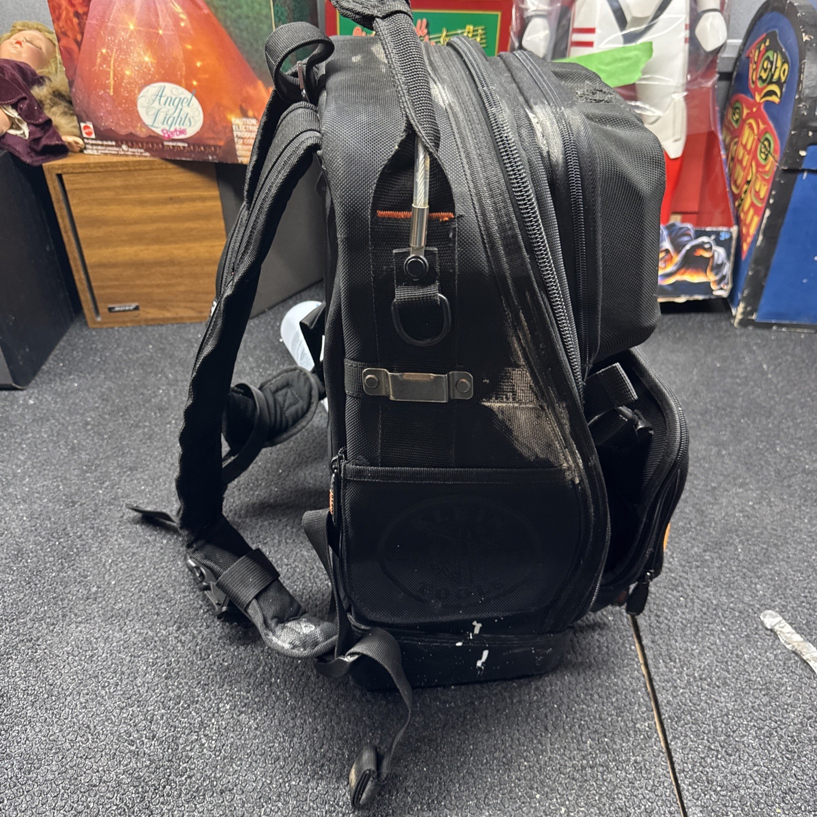 Klein Electrician’s Tool Bag Backpack Heavy Duty Tradesman Pro! W/multi-meter!