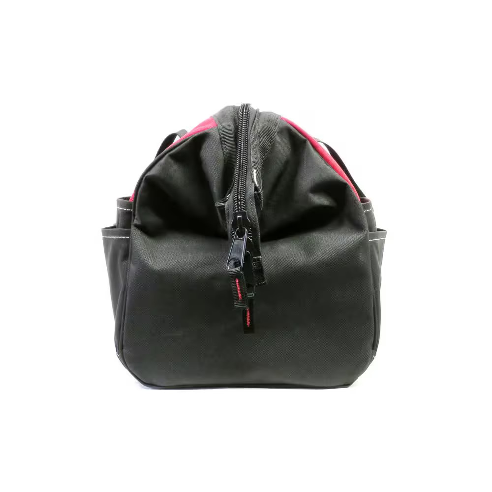 Husky Tool Bag 22 In Spring Loaded Wide Mouth 23 Pocket 600D Polyester