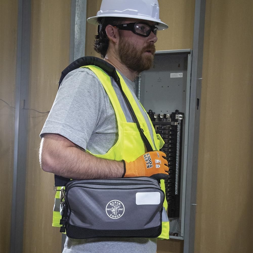 2-Pack Heavy-Duty Tool Bags with Dual Compartments for Efficient Organization