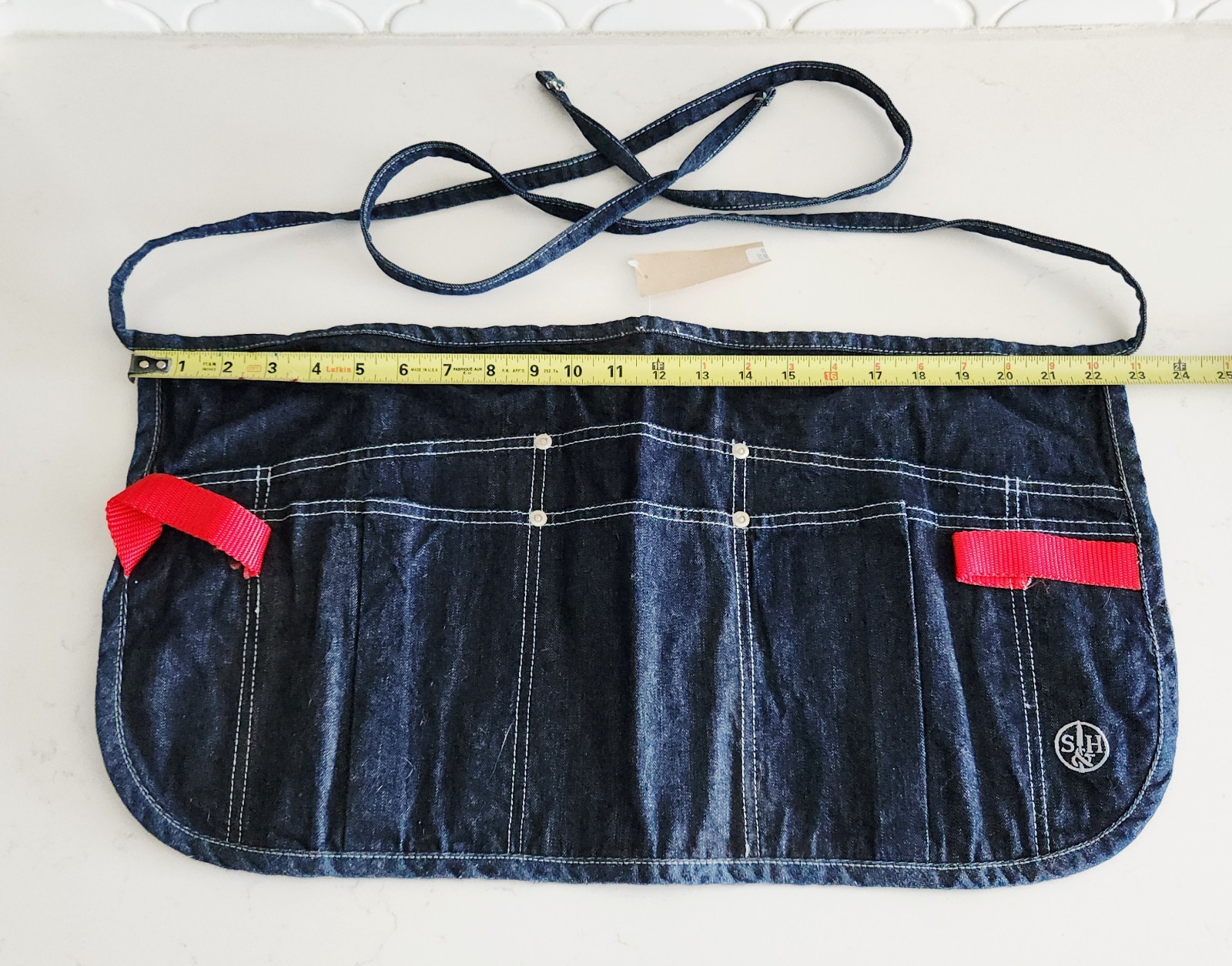 NWT Smith & Hawkins Half Waist Apron Work Garden Rugged Denim Unisex One Sz