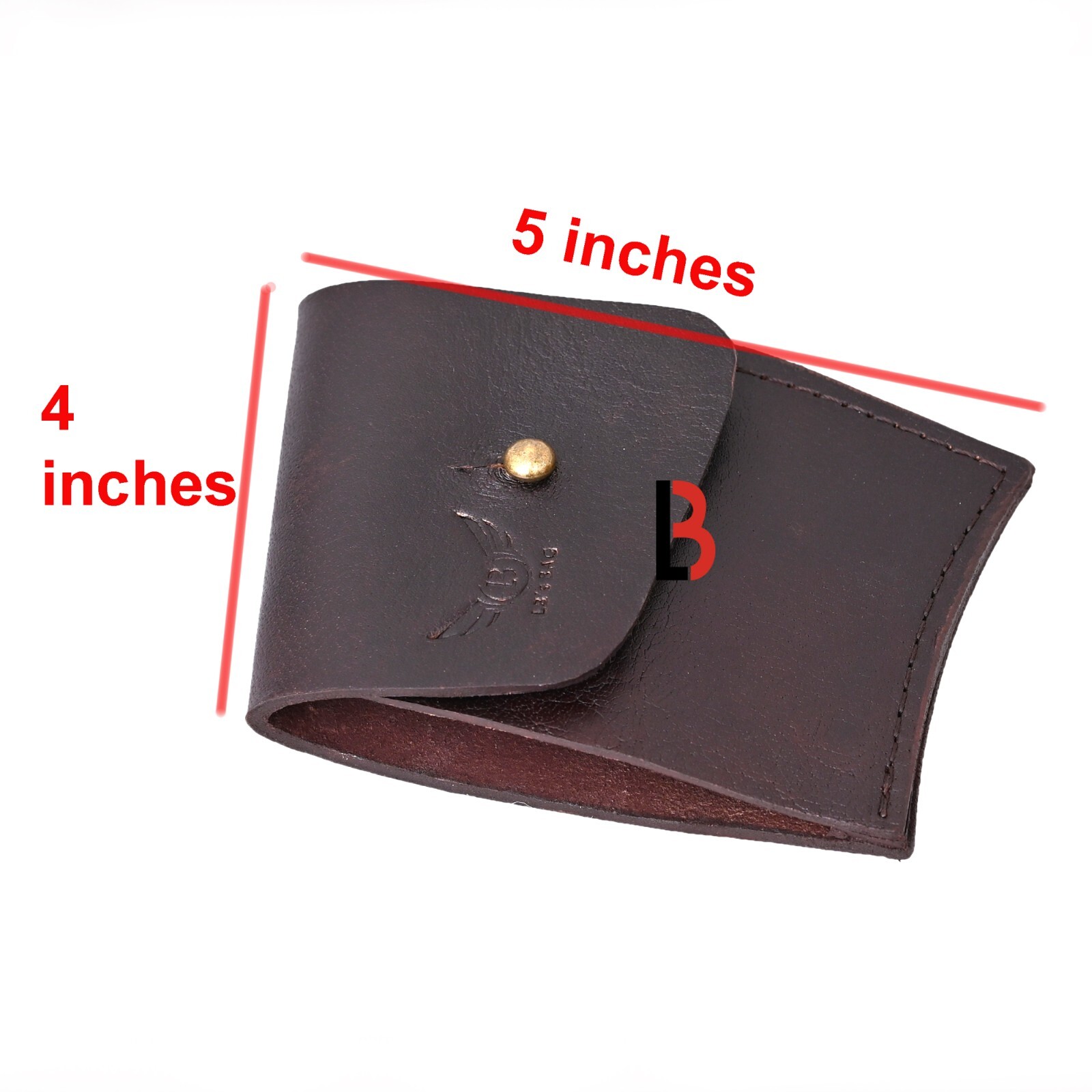 Handmade Leather Axe Sheath Cover for Axe Head, Thick Leather Stitched Edges