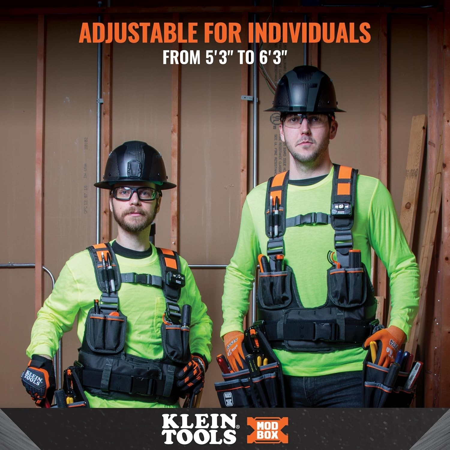 Fully Adjustable Tool Vest with Pouches – Perfect for Electricians & Carpenters