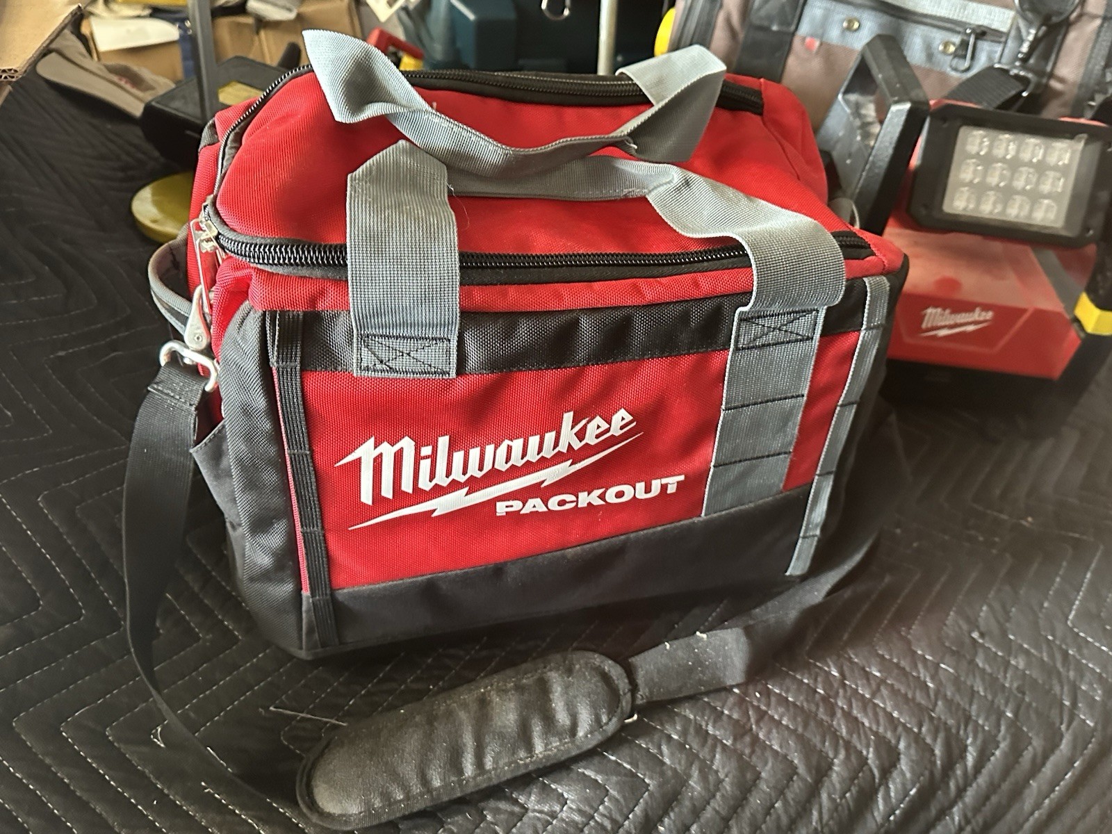 Milwaukee 48228321 15” Packout Tool Bag – Red—Unused!