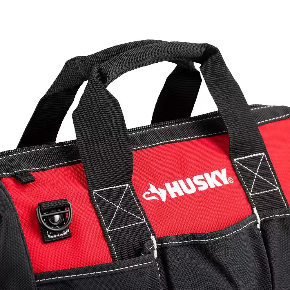15 In. 8 Pocket Zippered Tool Bag
