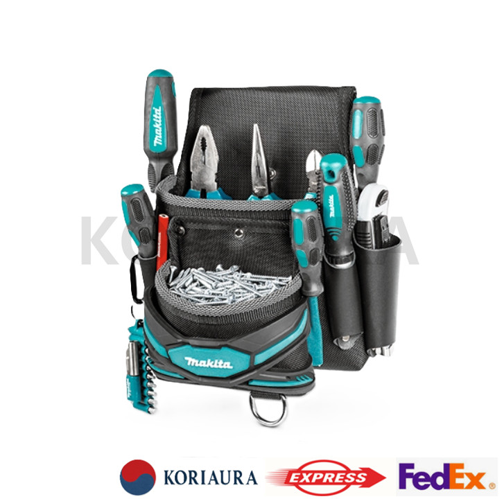 Makita E-15198 Two Pocket Fixings Pouch Tool Belt Storage Organizer Case Genuine