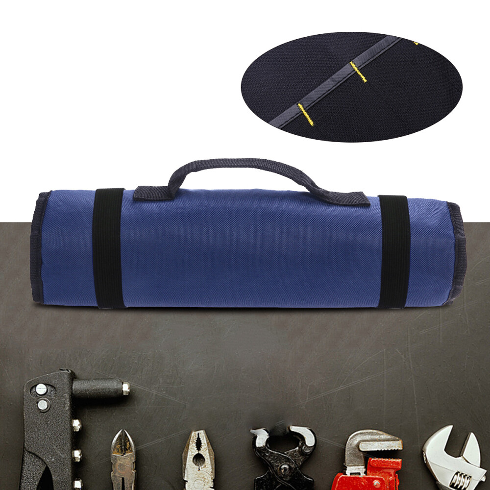 Tool Bags Men Canvas Wrench Pouch Mechanics Kit Pencil Case