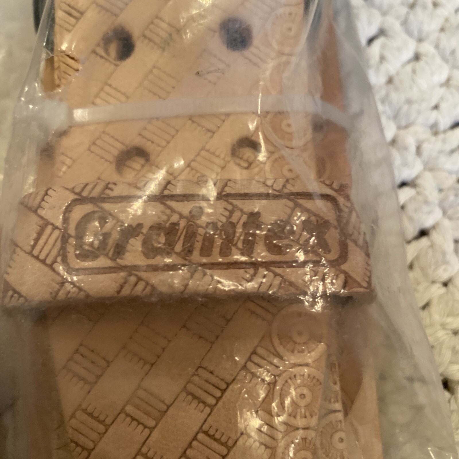 Graintex LB2028 2.3/4’’ Embossed Top Grain Leather Belt For Contractors New