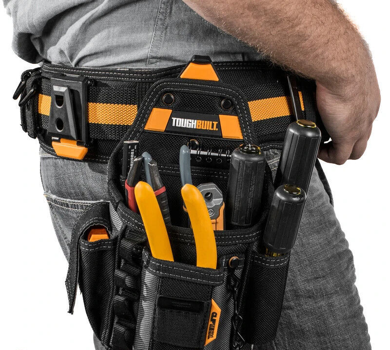 TOUGHBUILT TB-CT-42 Work Belt Heavy Duty Buckle for ClipTech Hubs Tool Belt