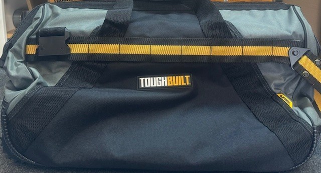 New ToughBuilt – 24″ Rolling Bag with 49 Pockets and Rugged Wheels
