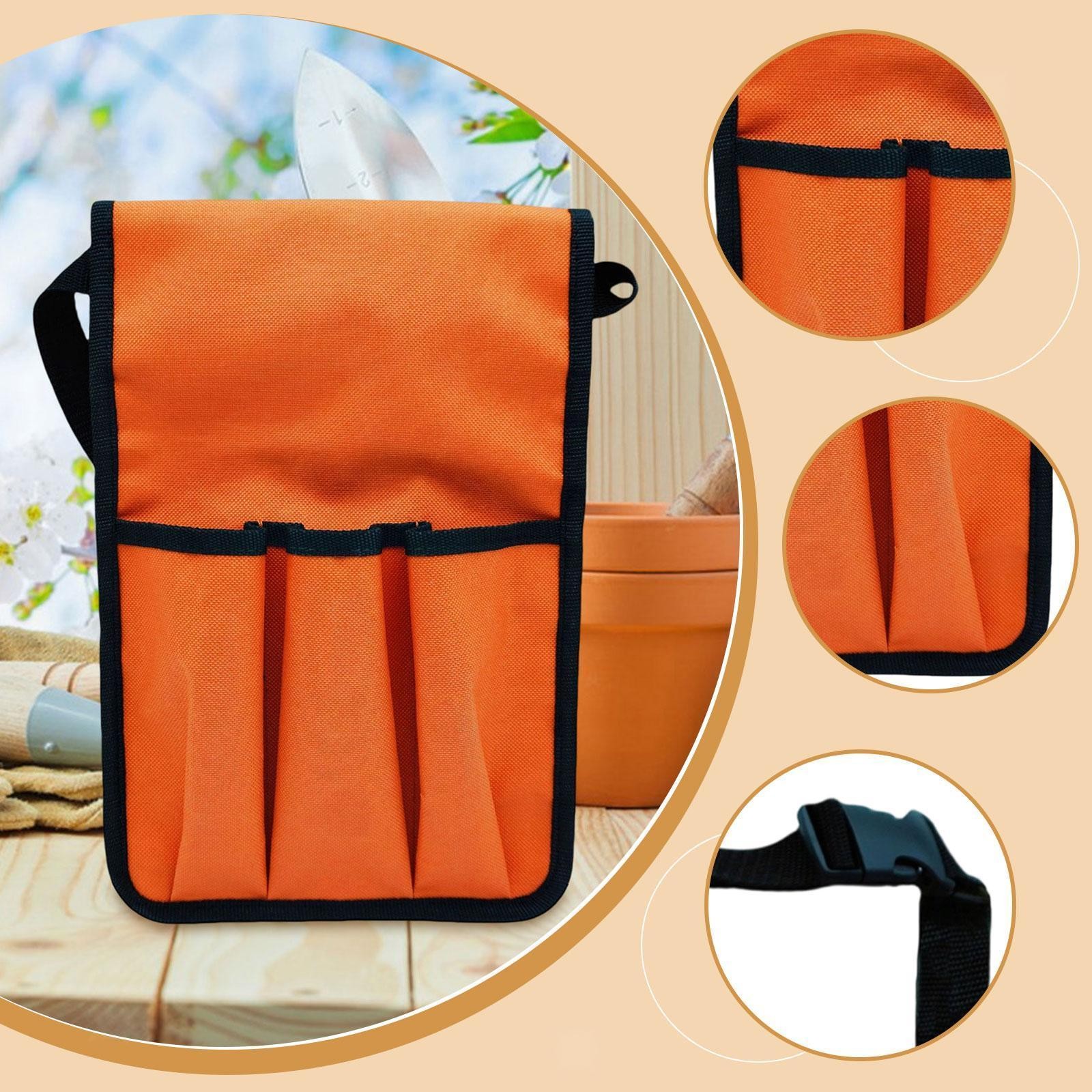 Gardening Tool Waist Bag Hanging Pouch Portable Multipurpose Gardener Tools