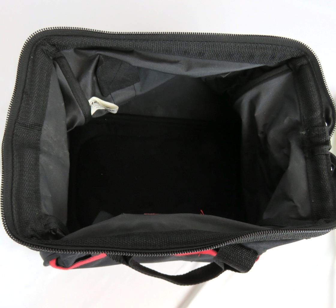 CRAFTSMAN 12″ L x 9″ H x 8.5″ W Tool Crafts Canvas Zipper Tote Carrying Bag Case