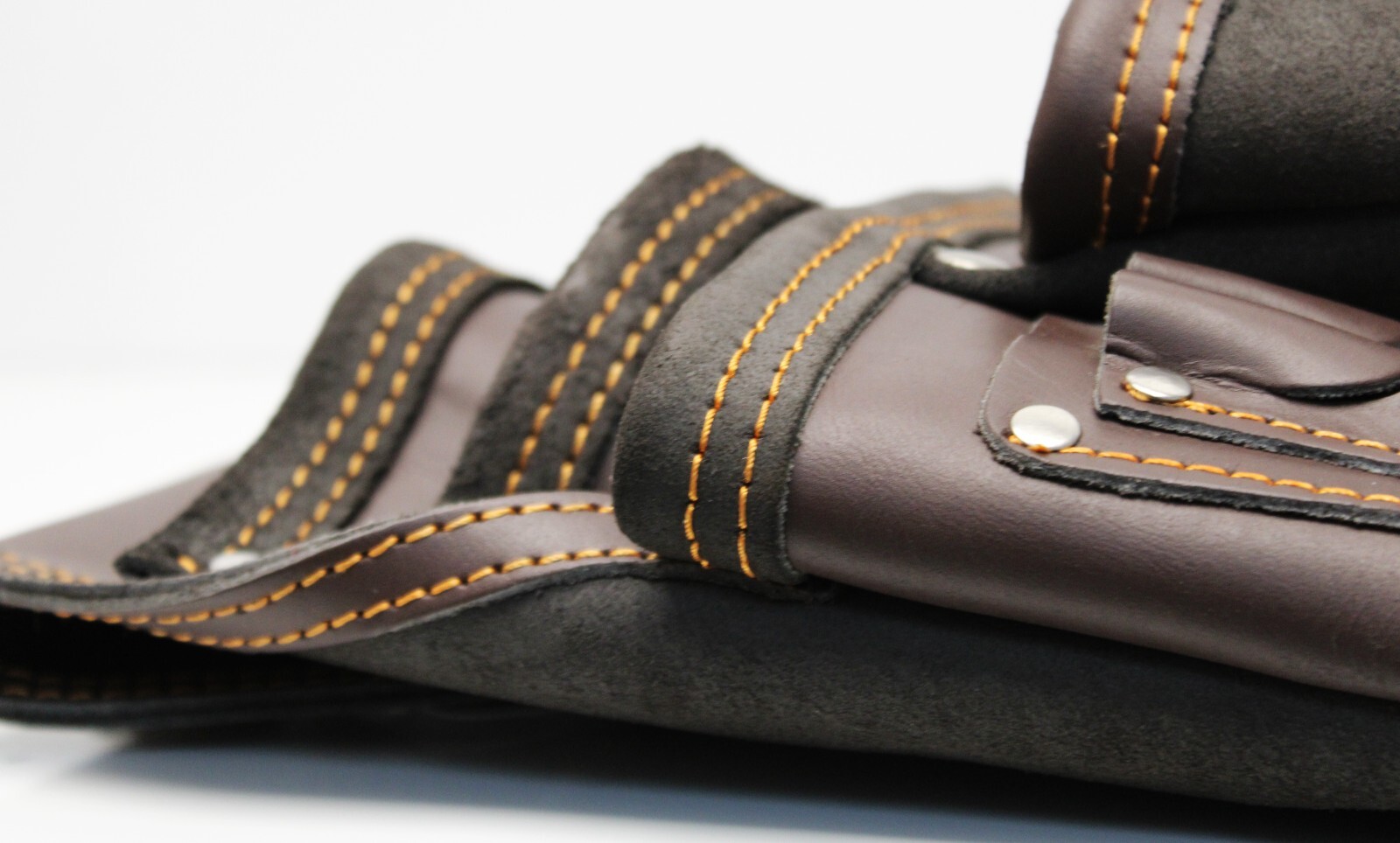 Ten Pocket Top Grain Leather Tool Pouch Carpenter,Construction,Framers,Handyman