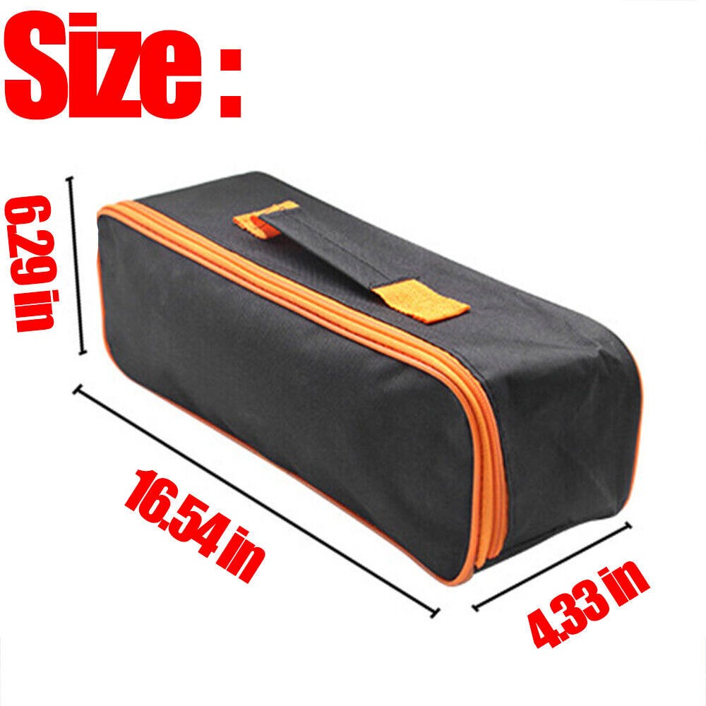 Portable Tool Wrench Roll Spanner Case Oxford Cloth Storage Bag Zip Up Pouch