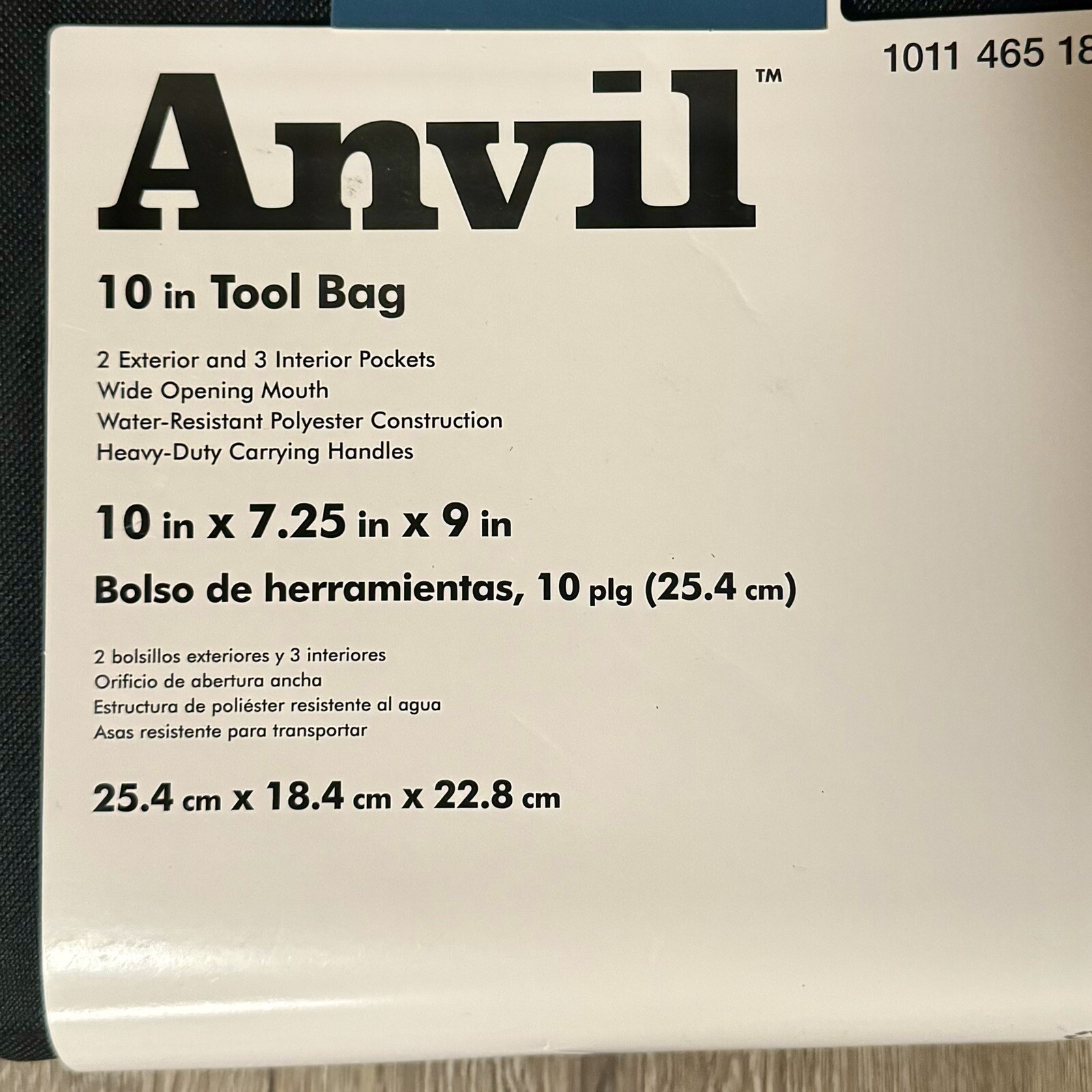 (3 Pack) NEW Anvil Tool Bags 10″ 2 Exterior, 3 Interior Pockets Construction