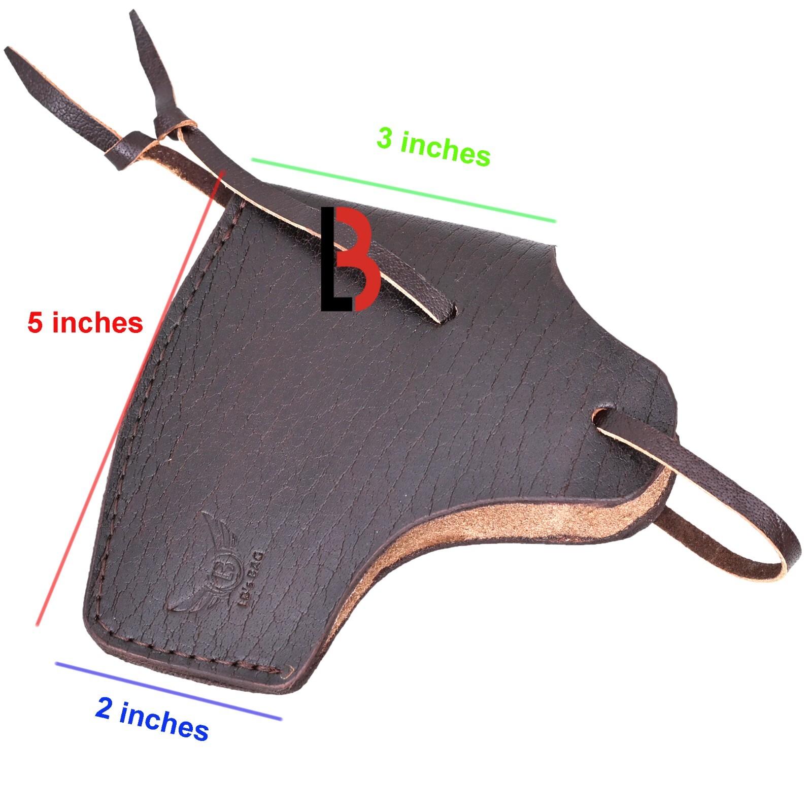 Leather Axe Head Sheath, Cowhide Thick Leather with Straps, Protect Cover Axe