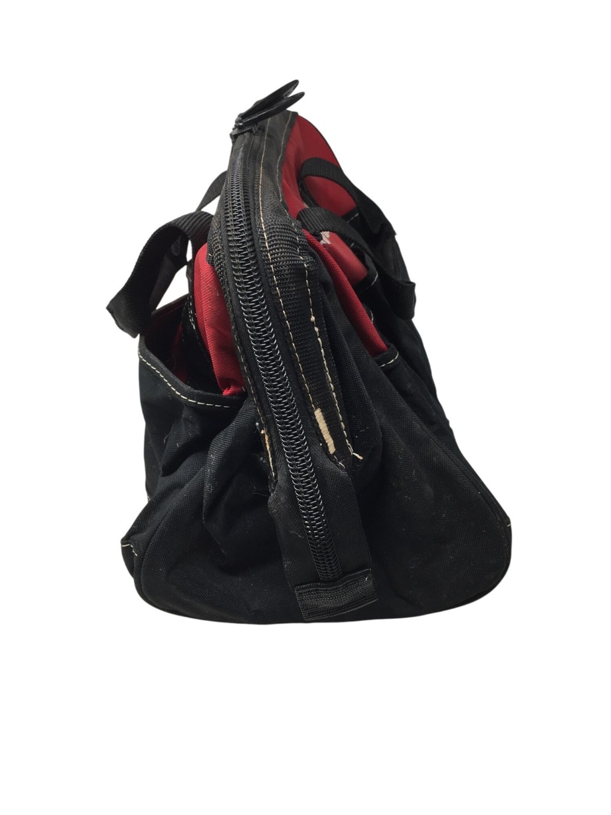 Husky Red and Black Zippered Tool Bag with Handles