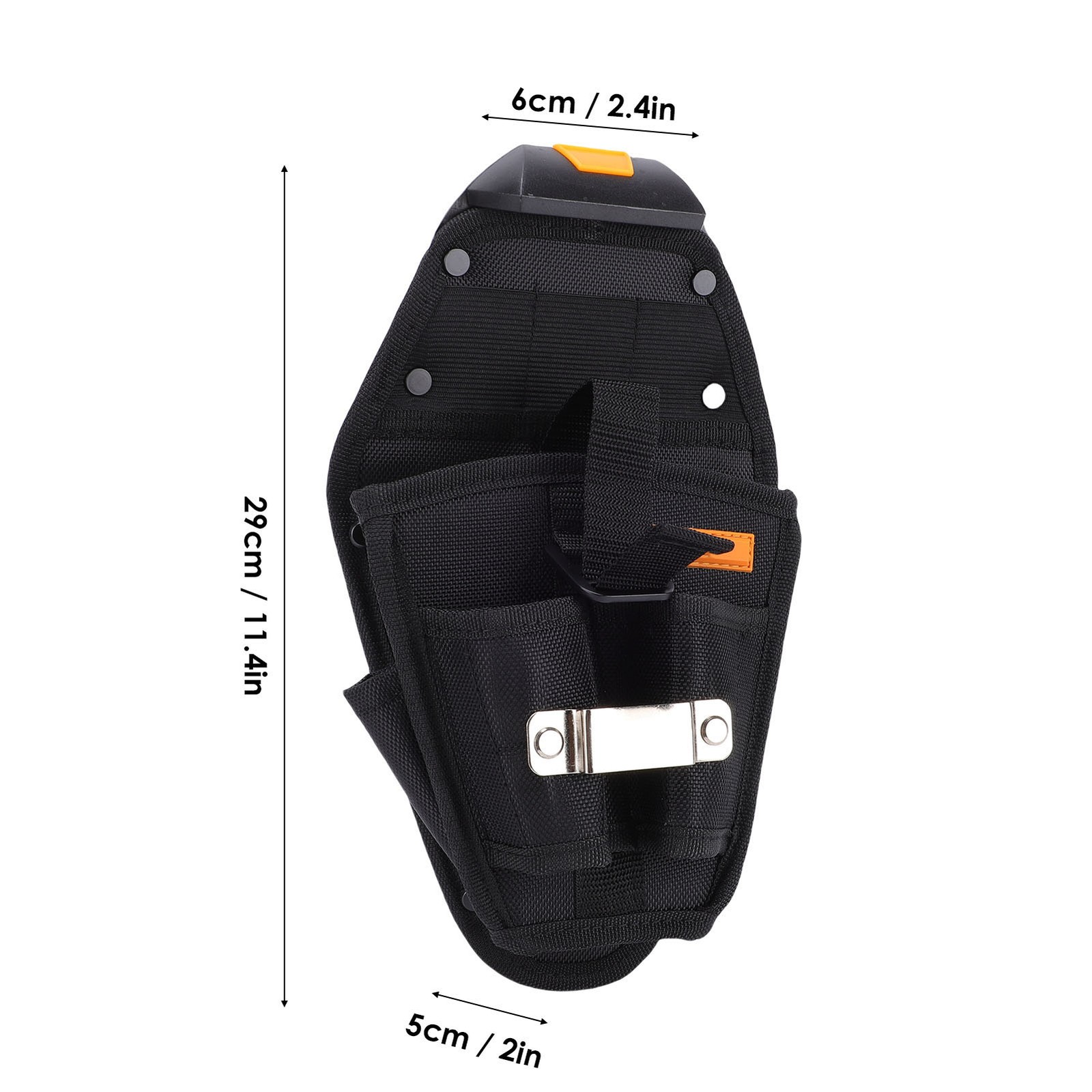 11.4 Inch Tool Bag Waist Belt Tool Organizer For Electrician Carpenter