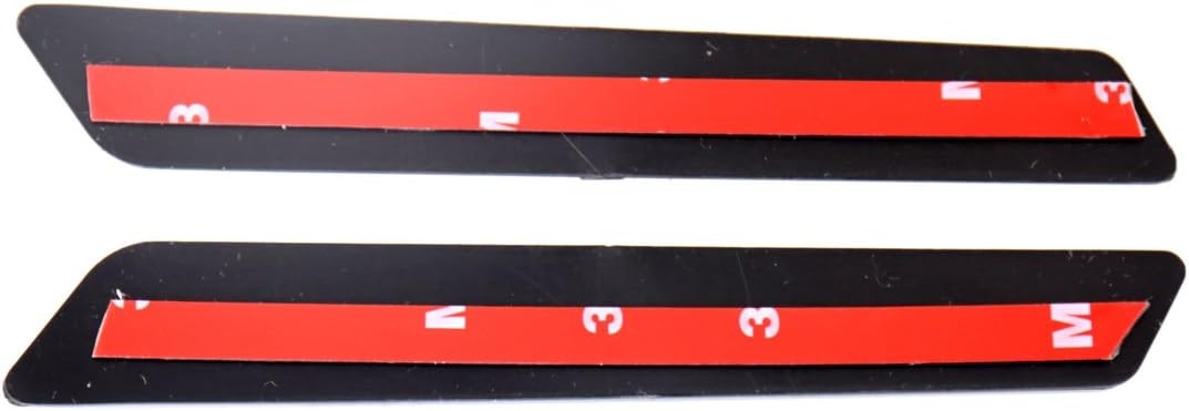 Saddlebag Outer Lid Hinge Latch Covers for Harley Touring Black