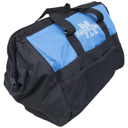 Marshalltown Nb202 Tool Bag, Black, Nylon, 19 Pockets