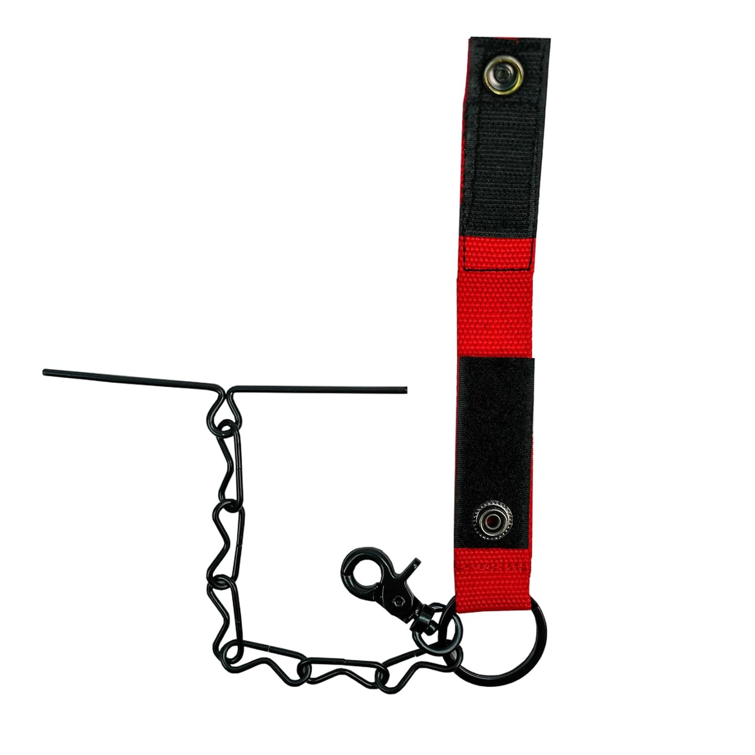 2-Pack Tool Belt Tape Holder with Keyring and Snap Hook for Electricians