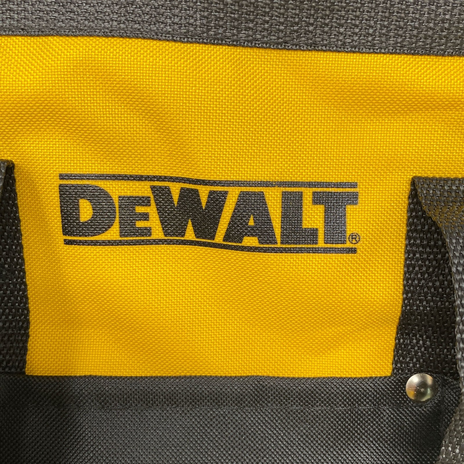 DEWALT 13in Mini Heavy Duty Contractor Tool Bag N037466 Yellow/Black