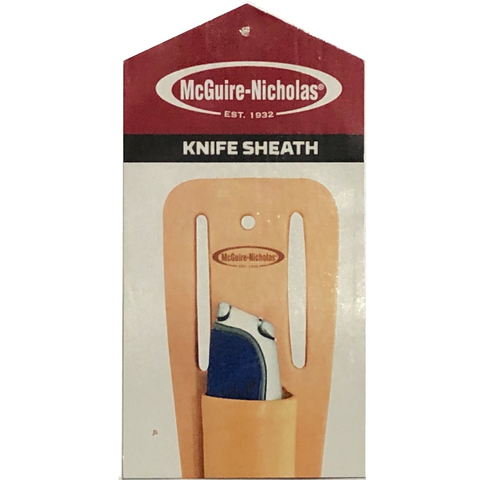 453R McGuire-Nicholas Inner Lined Utility Knife Sheath Construction Pouch