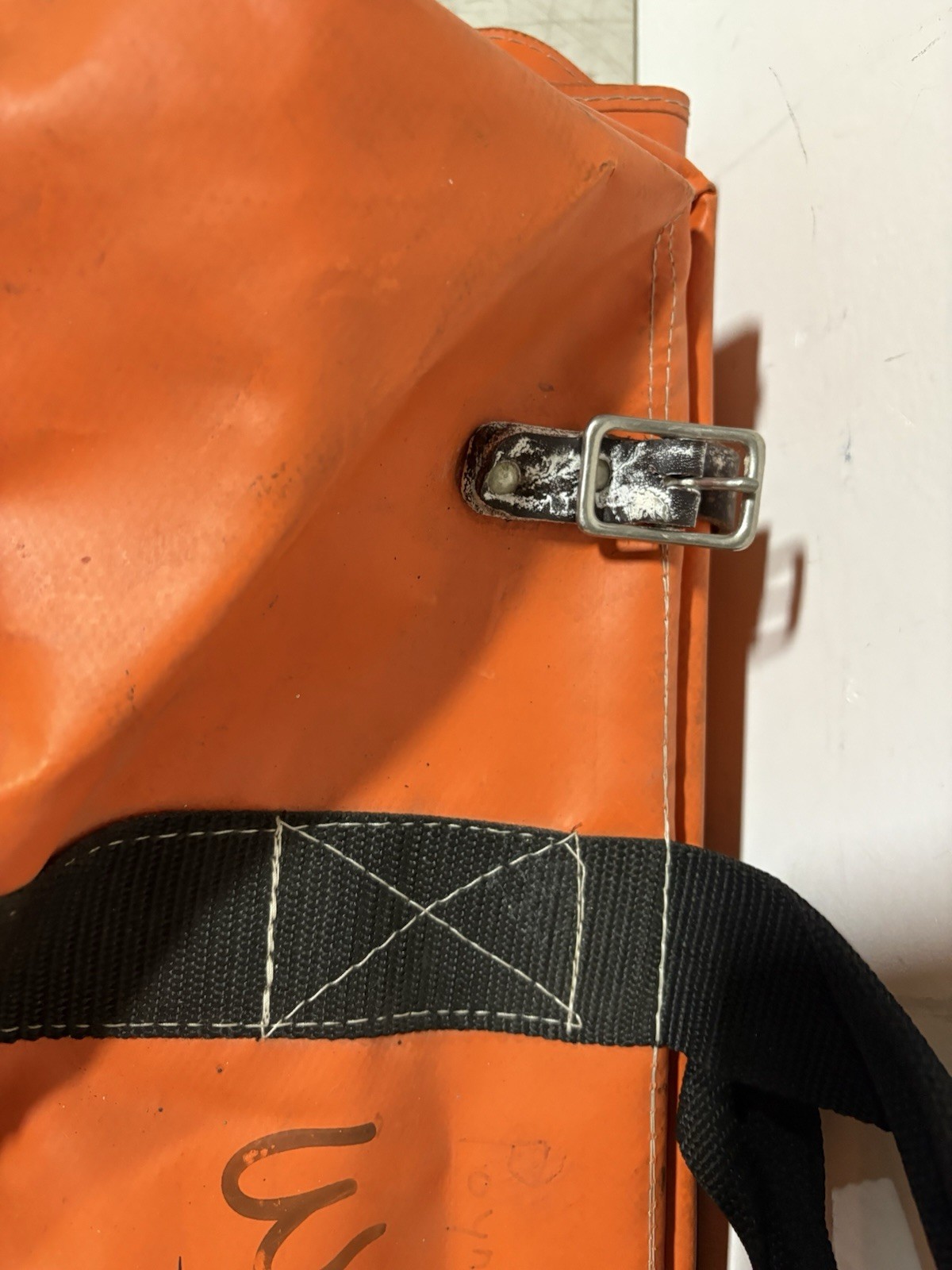 Estex Weatherproof 24” Vinyl Lineman’s Gear Bag 2190 Safety Orange