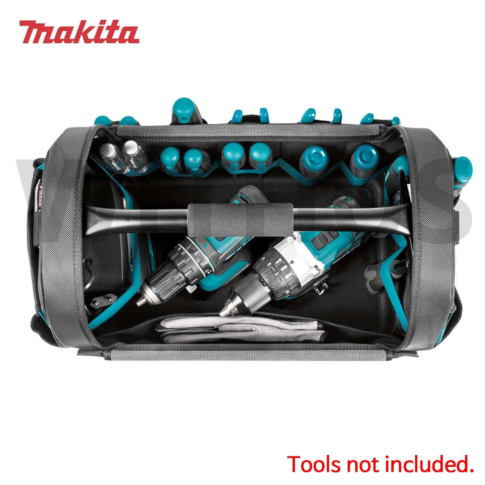 Makita E-05430 Ultimate Open Tool Tote 29.7L Power Tool Bag Toolbag with Strap