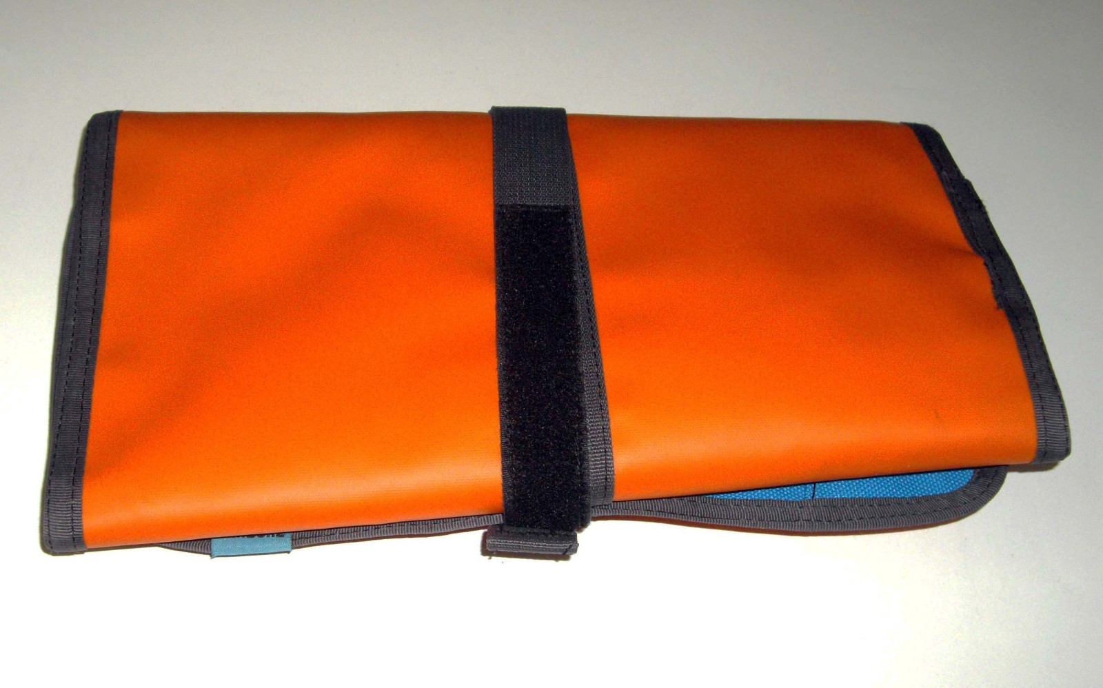 RARE Timbuk2 HOT DOG Sturdy Tool Wrap Orange Cycling Travel Portable Rugged Bag