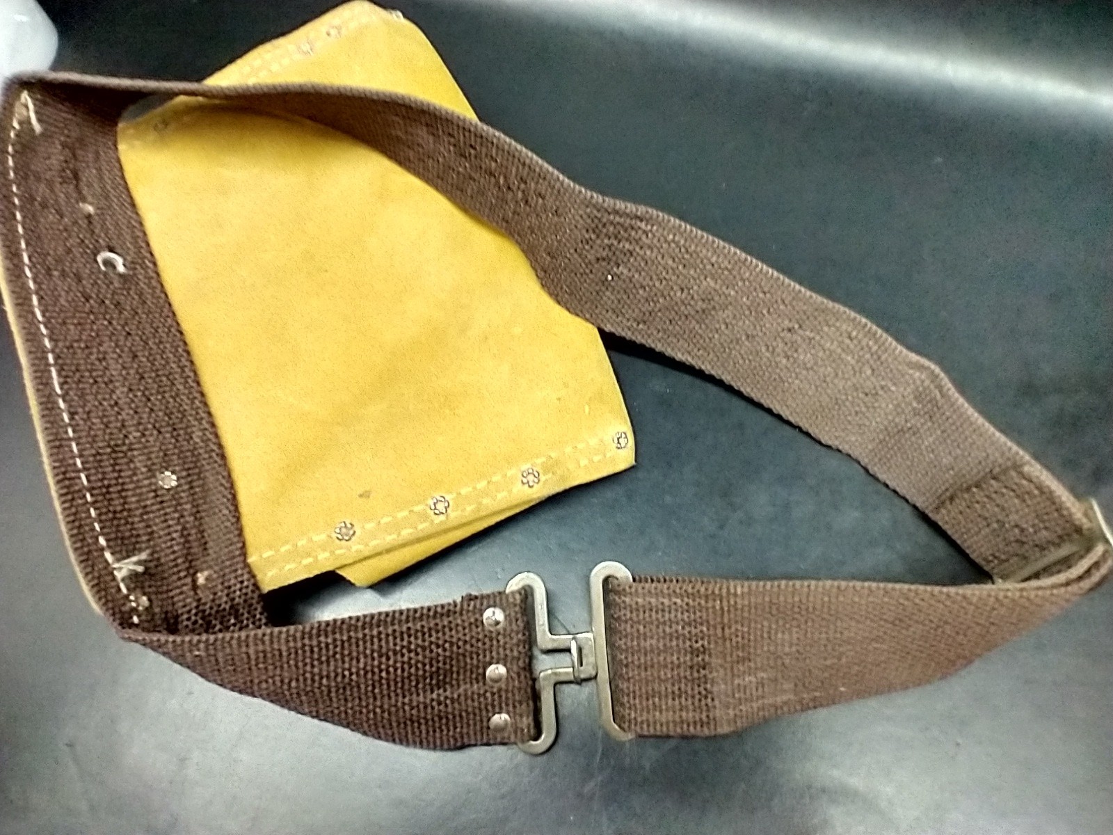Tool Belt Nail Pouch JURAL B-103 Leather Construction Handmade in USA