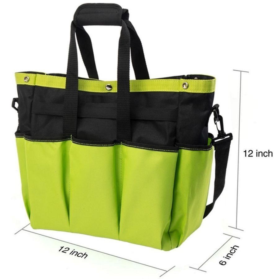 Heavy-Duty Gardening Tool Tote Bag -Durable And Stylish 600D Polyester Organizer