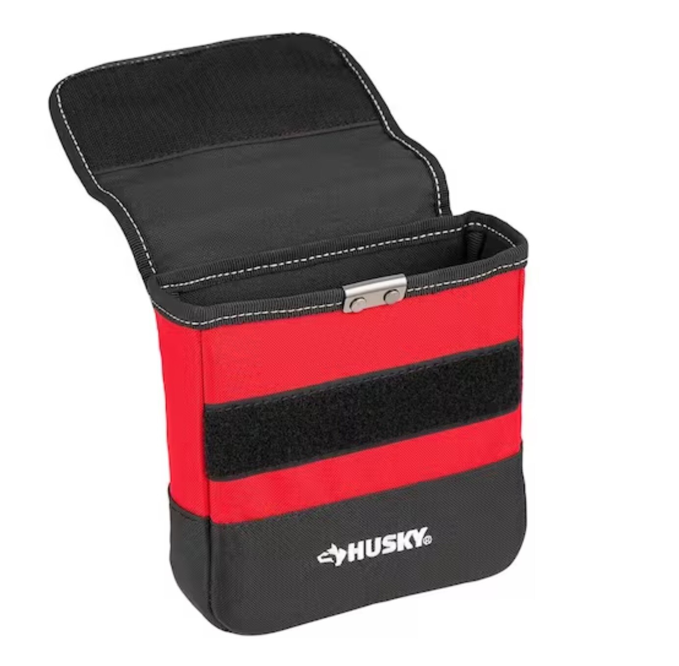 HUSKY 7 Inch Heavy Duty Tool Hardware Storage Pouch Belt Clip D Ring NEW