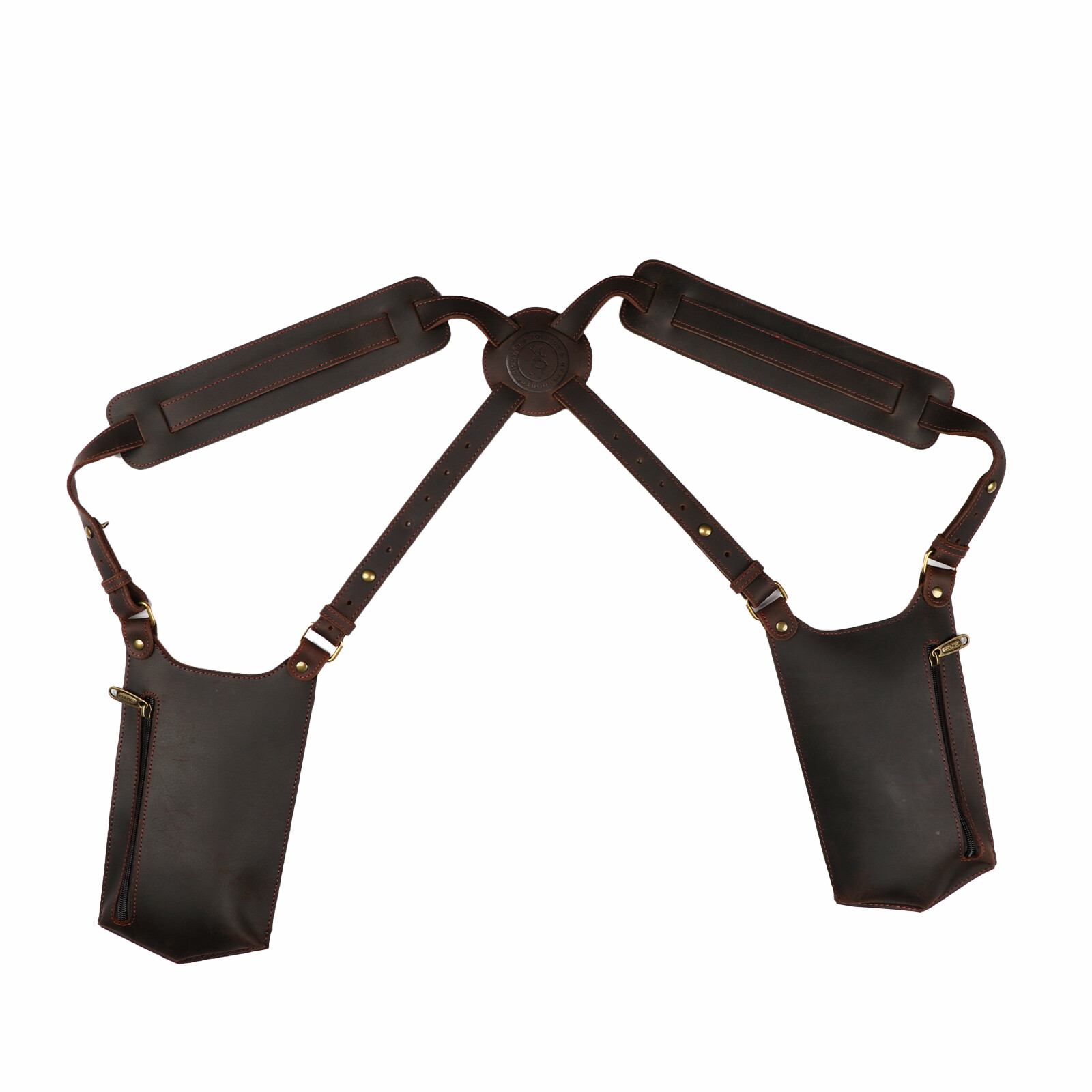 Tourbon Phone Carry Harness Chest Wear Tool Holder Pouch