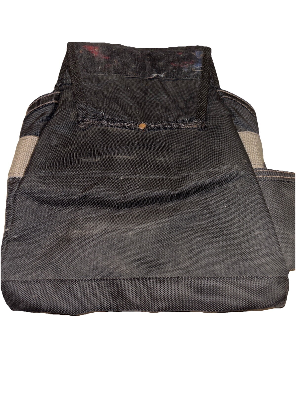 CLC 3 in. W X 12.75 in. H Polyester Tool Bag 8 pocket Black/Tan 1 pc