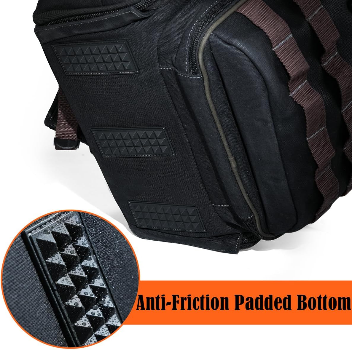 Heavy Duty 46-Pocket Waterproof Electrician Backpack for HVAC & Mechanics