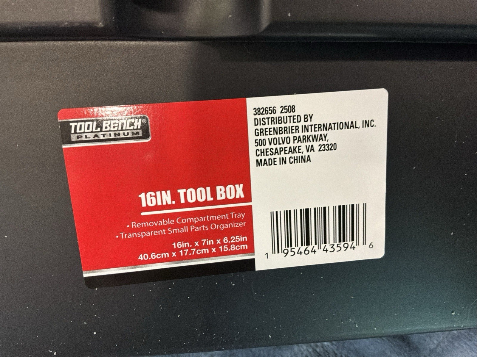 Performax Tool Bag Small Gray Black Soft Sided Zipper Tool Tote Drill Bag