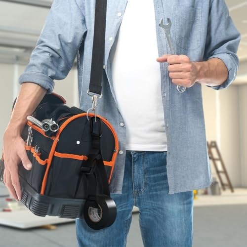 Electrical Tape Holder for Tool Belts – Thong with Strap Carabiner Clip