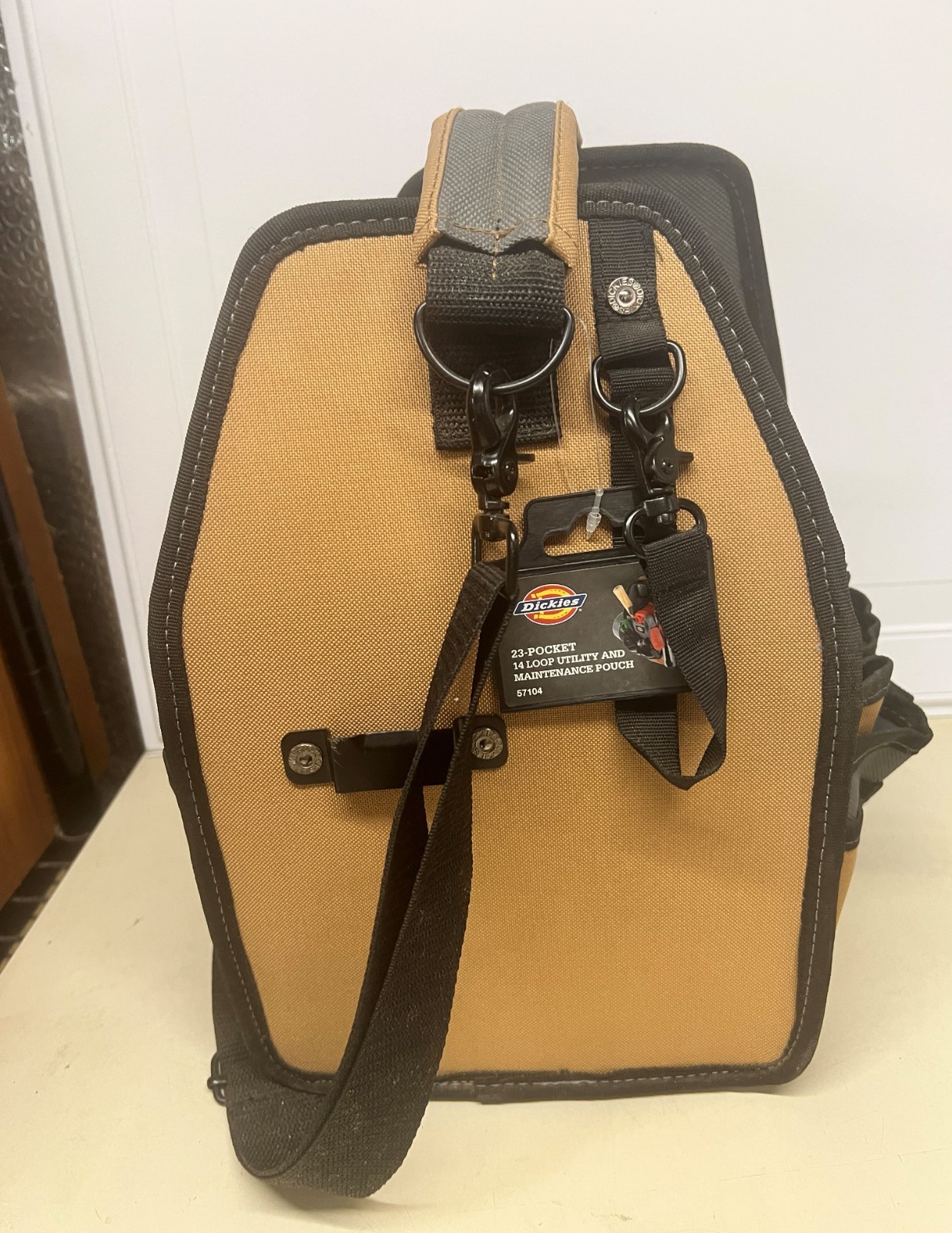 Dickies Work Gear 57104 23-Pocket Canvas Utility and Maintenance Tool Tote